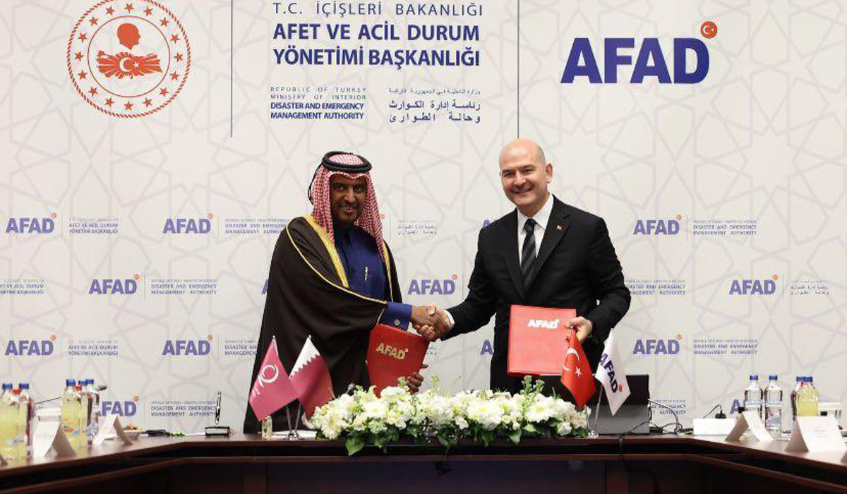 Turkish Interior Minister Praises Qatar's Support for Humanitarian Issues Worldwide